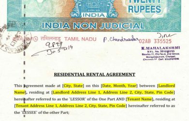 sample house rent agreement format